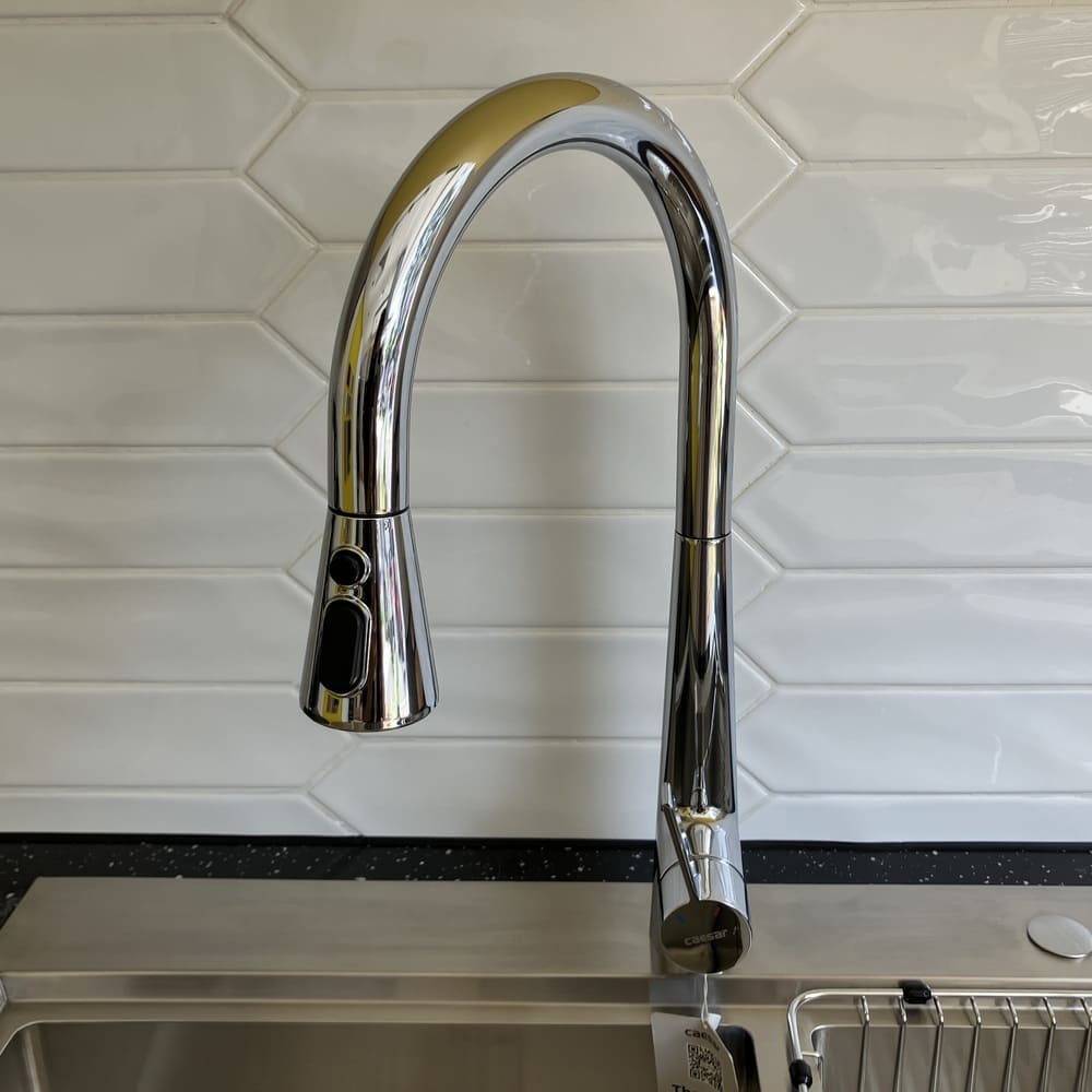 Vòi bếp dây rút nóng lạnh Caesar K905C - 2