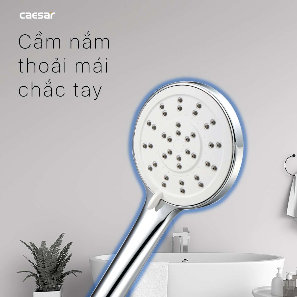Tay sen tắm 3 chế độ Caesar SH237V - 9