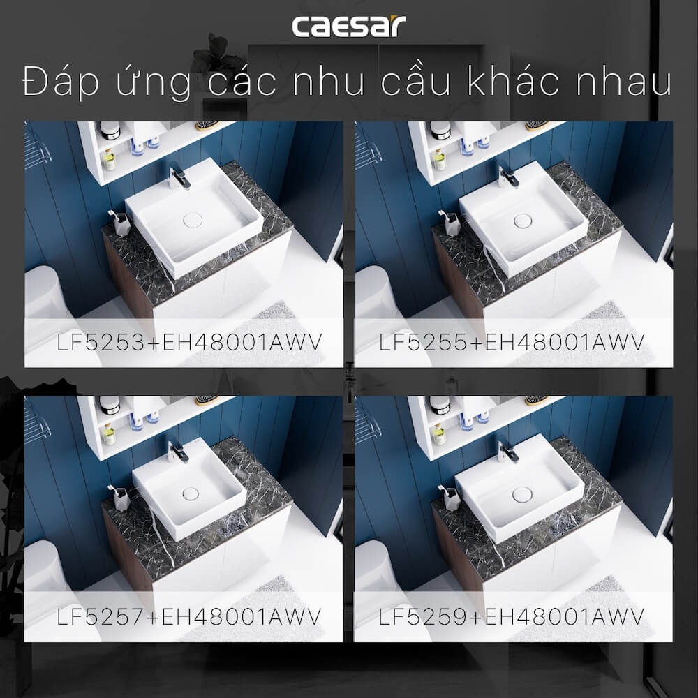 Tủ lavabo Caesar EH48001AWV - 10