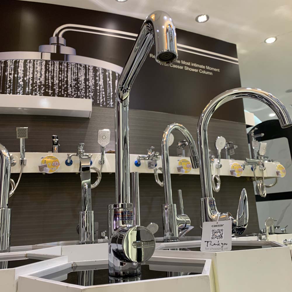 Vòi bếp nóng lạnh Caesar K685C - 6