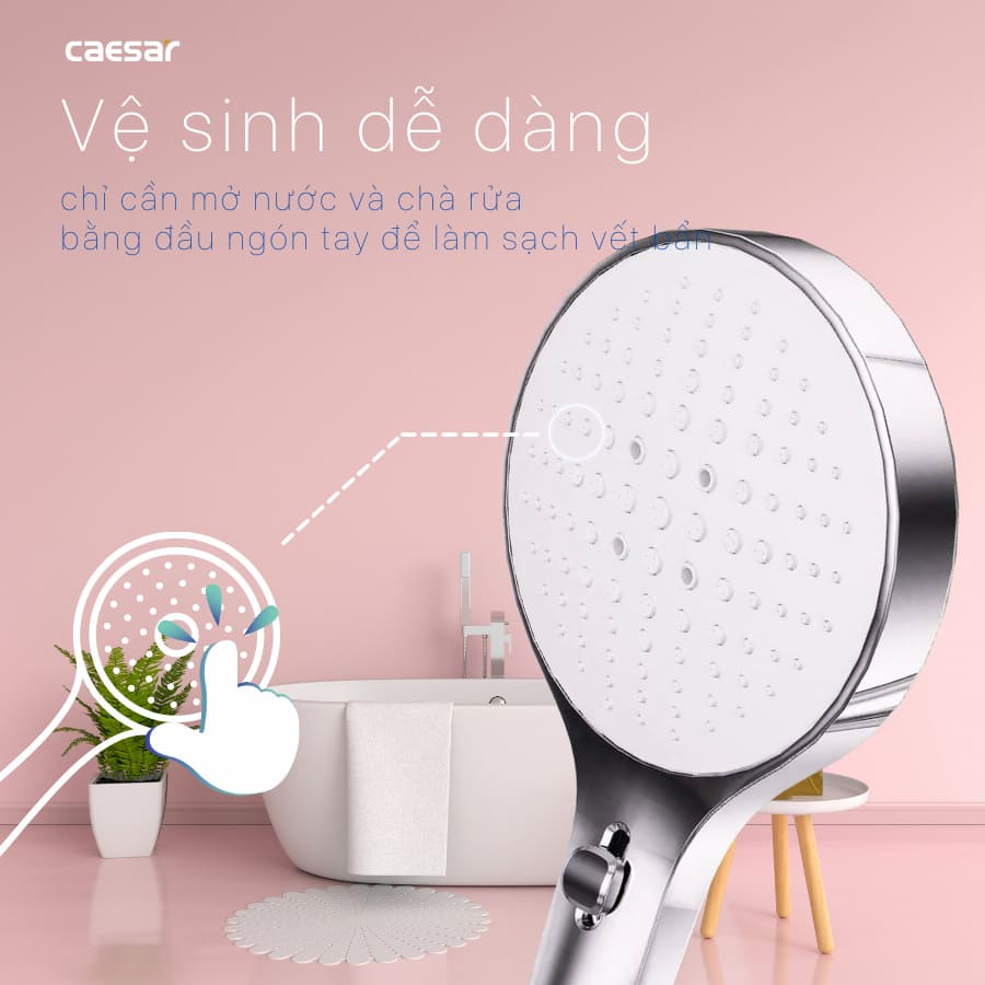Tay sen tắm 3 chế độ Caesar SH238 - 5