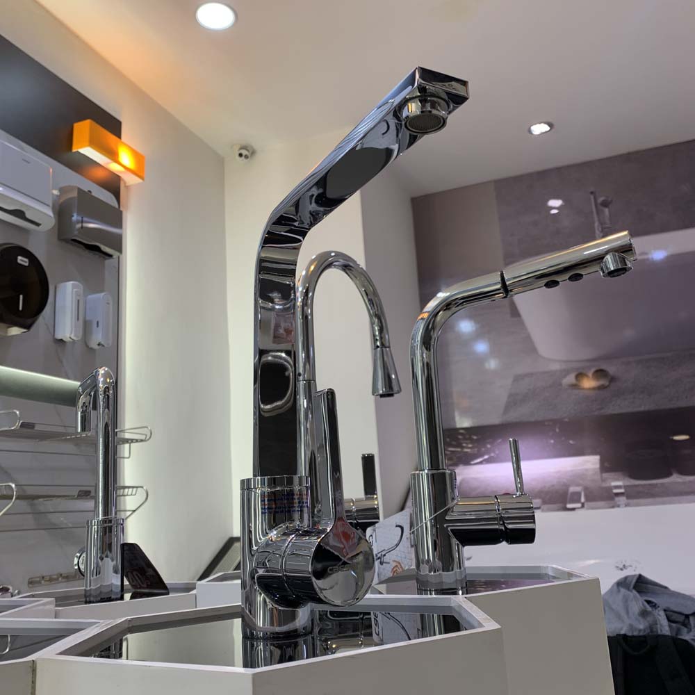 Vòi bếp nóng lạnh Caesar K665C - 8