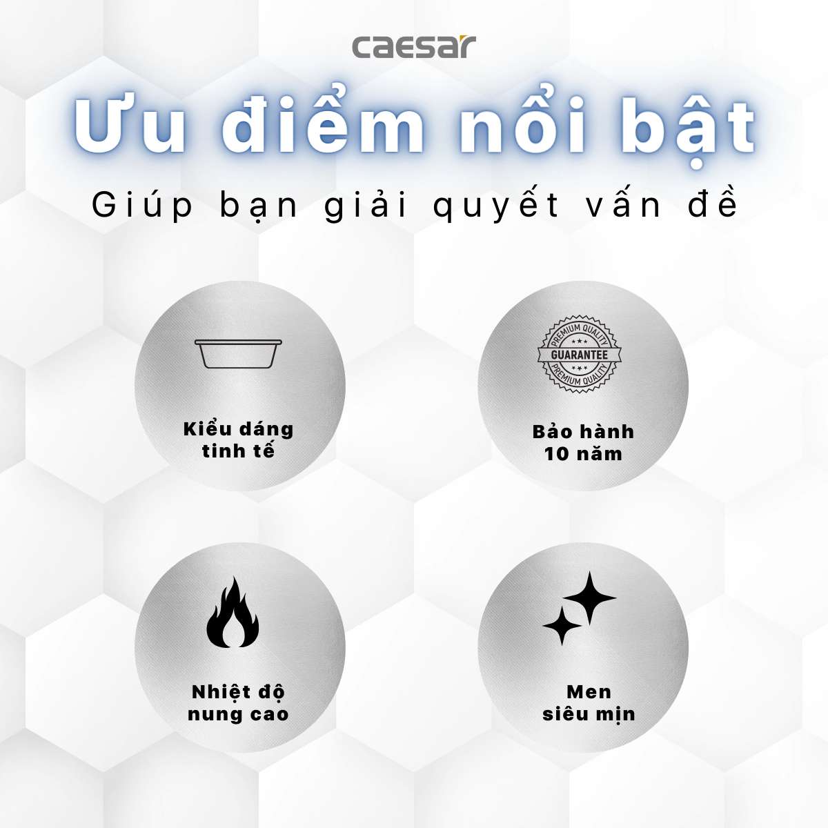 Chậu rửa lavabo dương vành Caesar LF5302 - 6