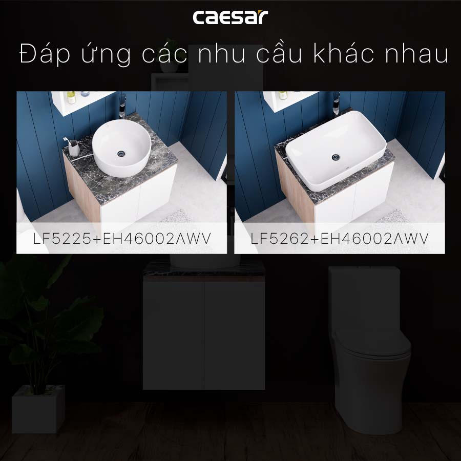 Bộ tủ lavabo Caesar L5262+EH46002AWV - 13