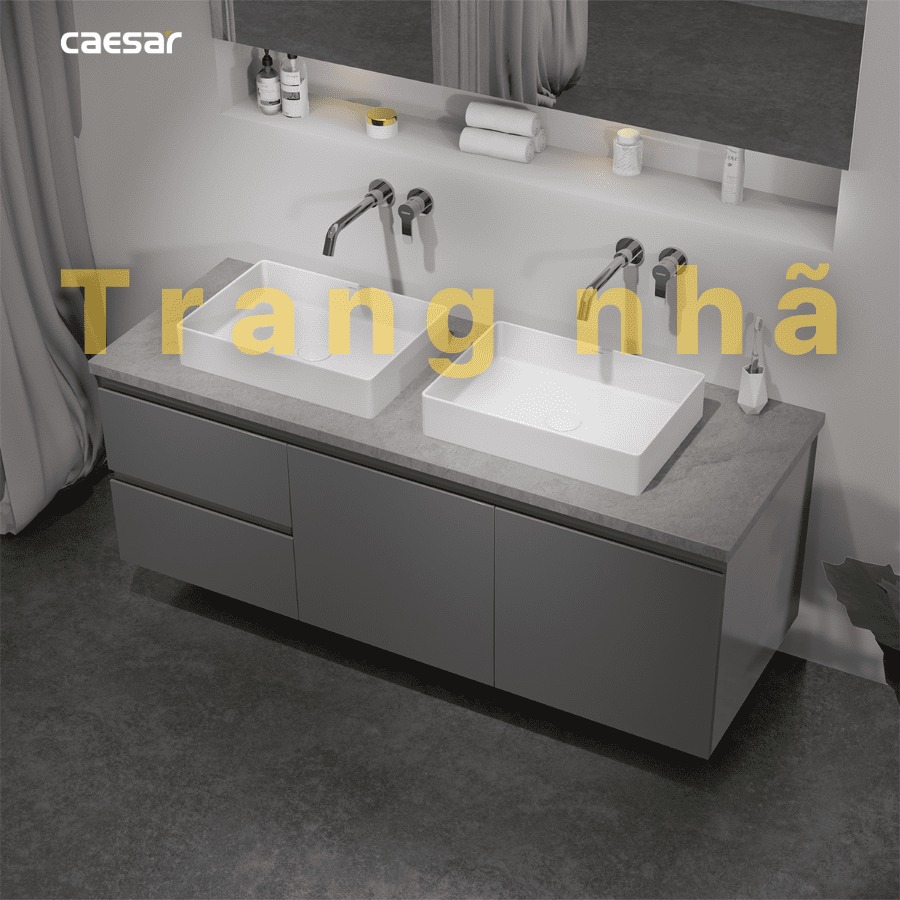 Chậu lavabo đặt bàn Caesar LF5254 - 27