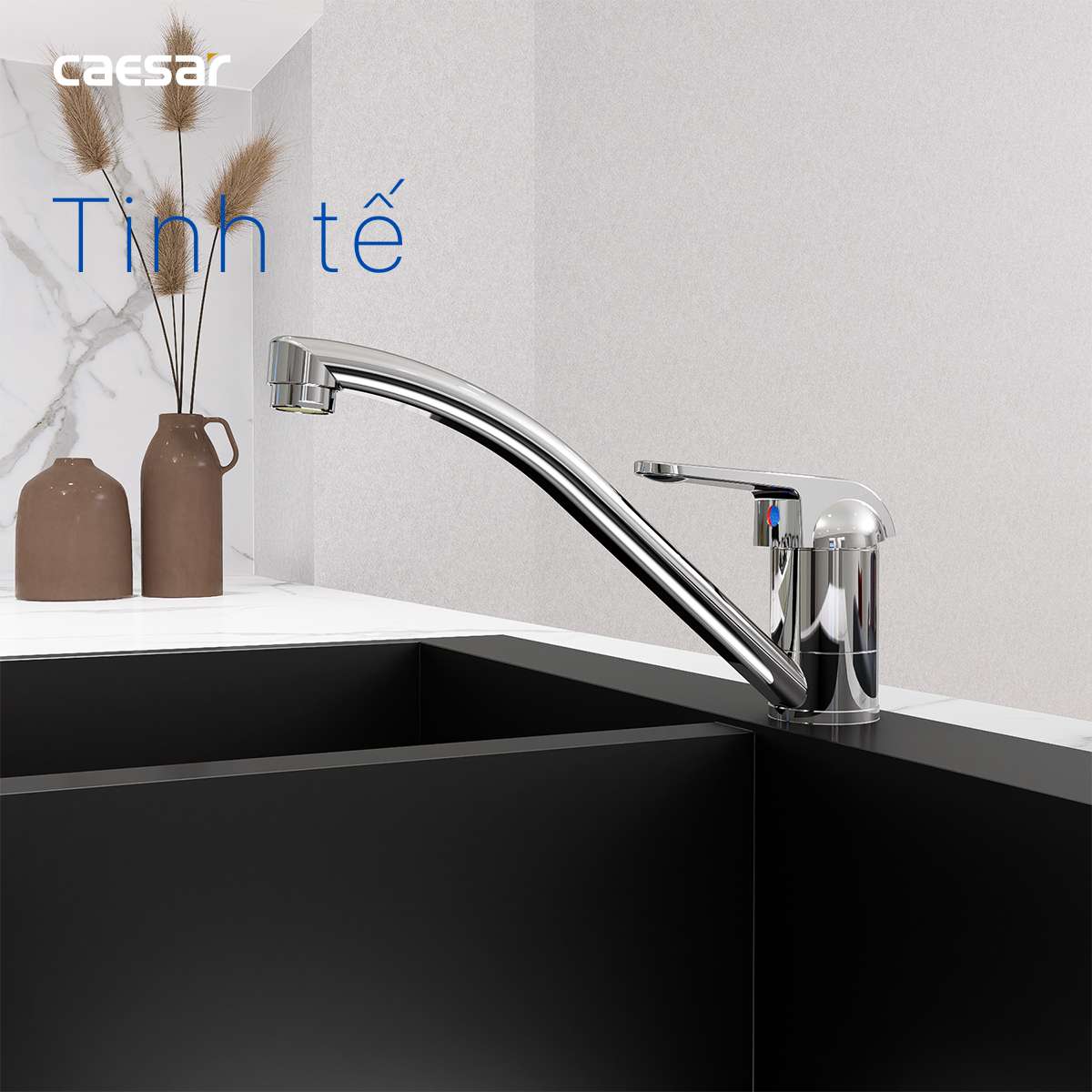 Vòi bếp nóng lạnh Caesar K511C - 22