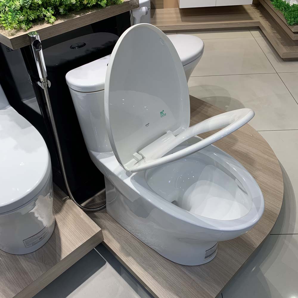 Bồn cầu 1 khối nắp êm Caesar C1394 (CD1394) - 3