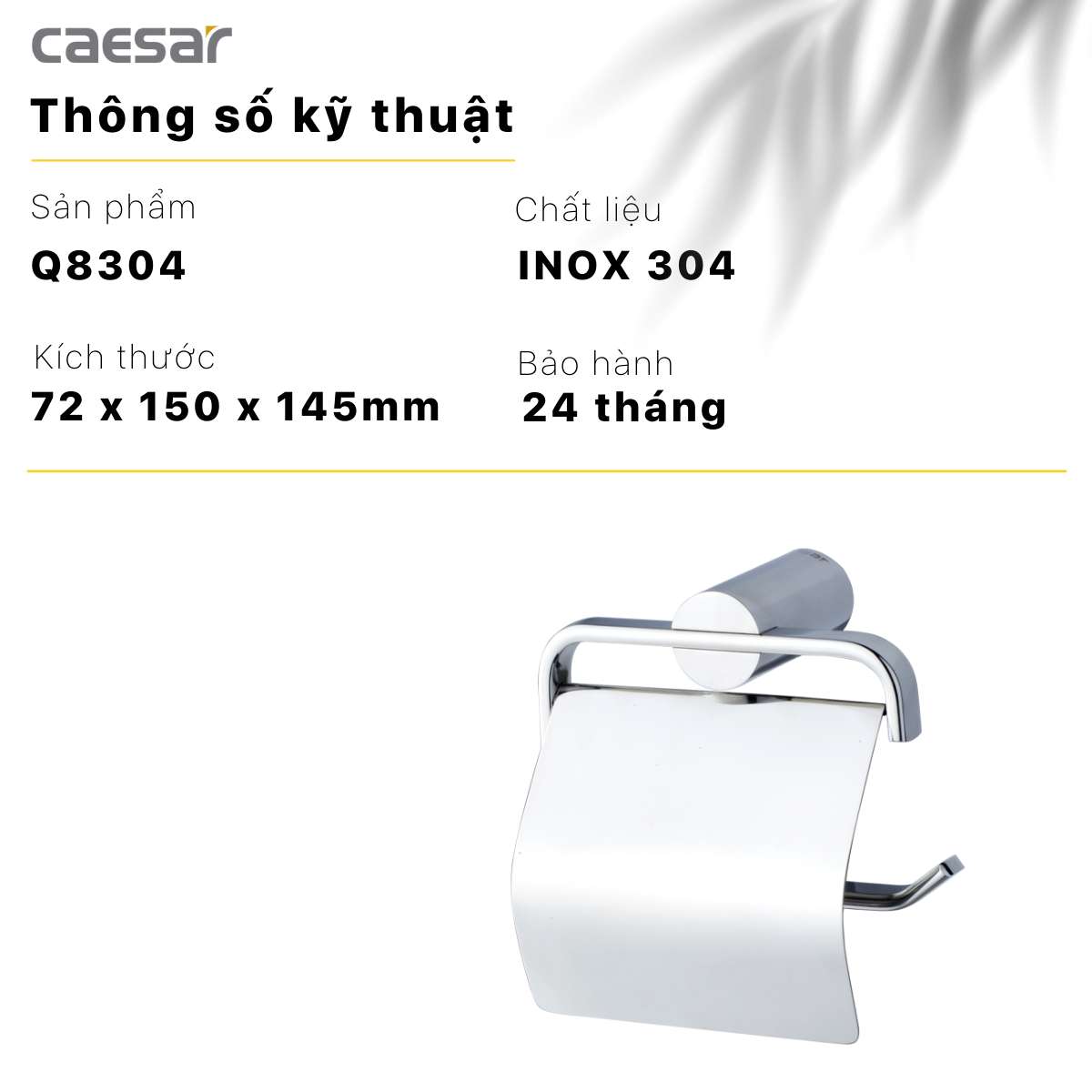 Hộp đựng giấy vệ sinh Caesar Q8304 - 10