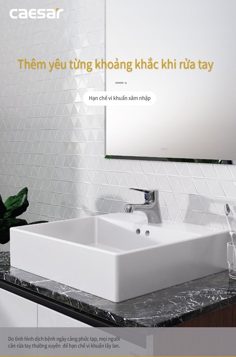 Vòi chậu lavabo lạnh Caesar B111C - 2