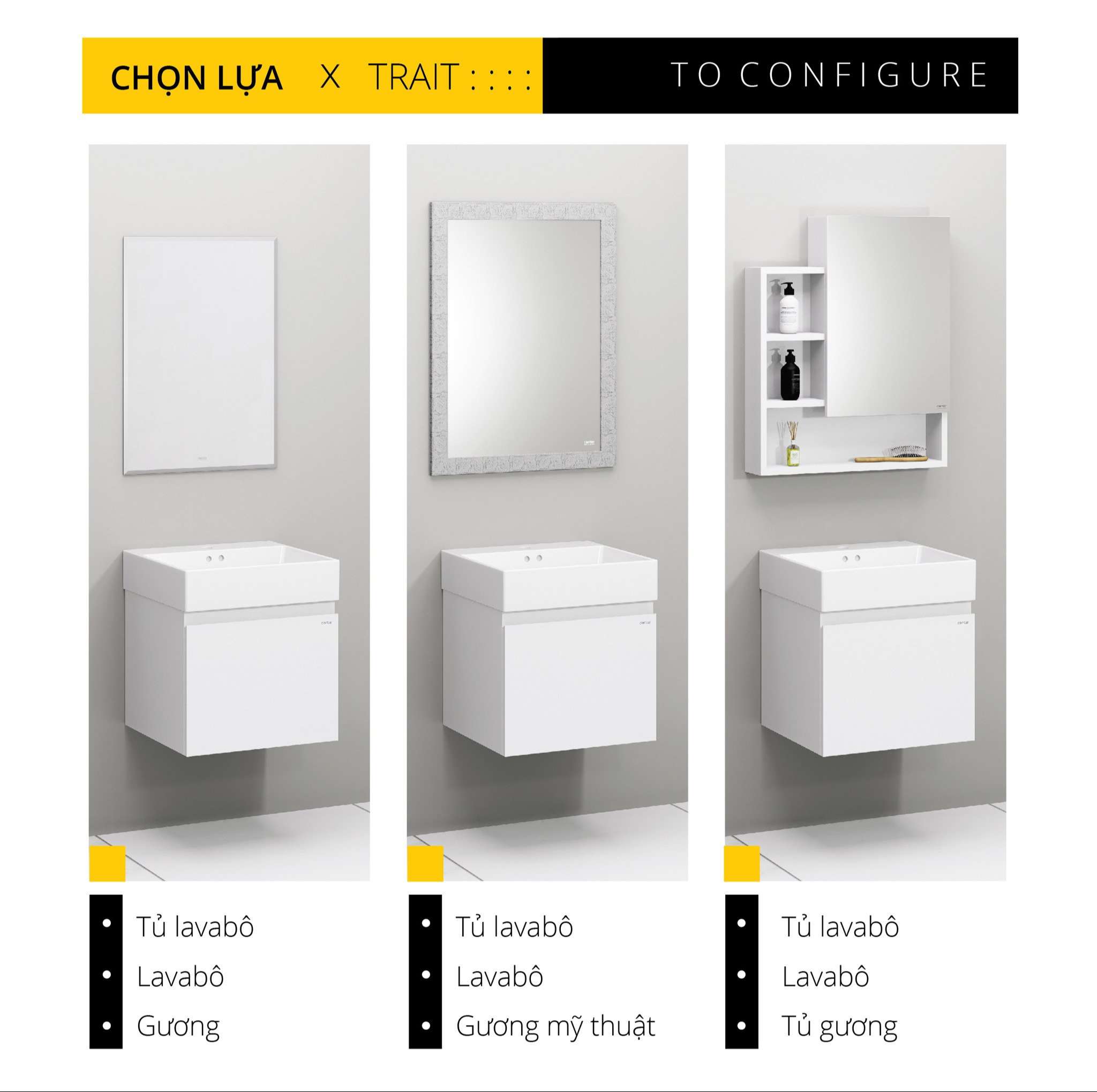 Bộ tủ lavabo Caesar LF5263+EH05263AV - 13