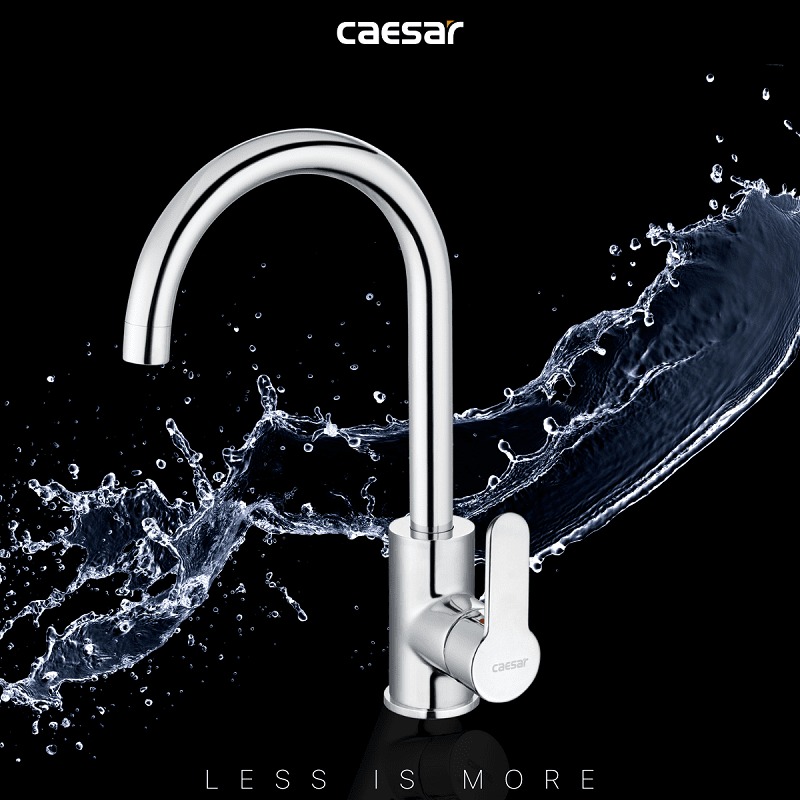 Vòi bếp nóng lạnh Caesar K415C - 22