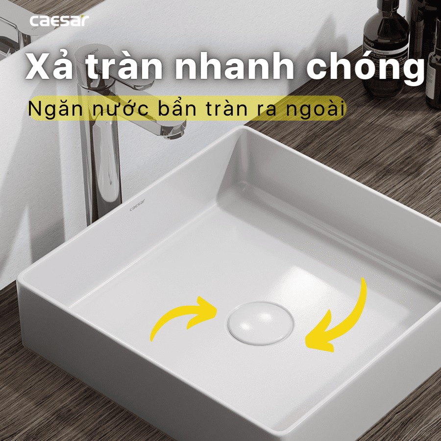 Chậu lavabo đặt bàn Caesar LF5252 - 11