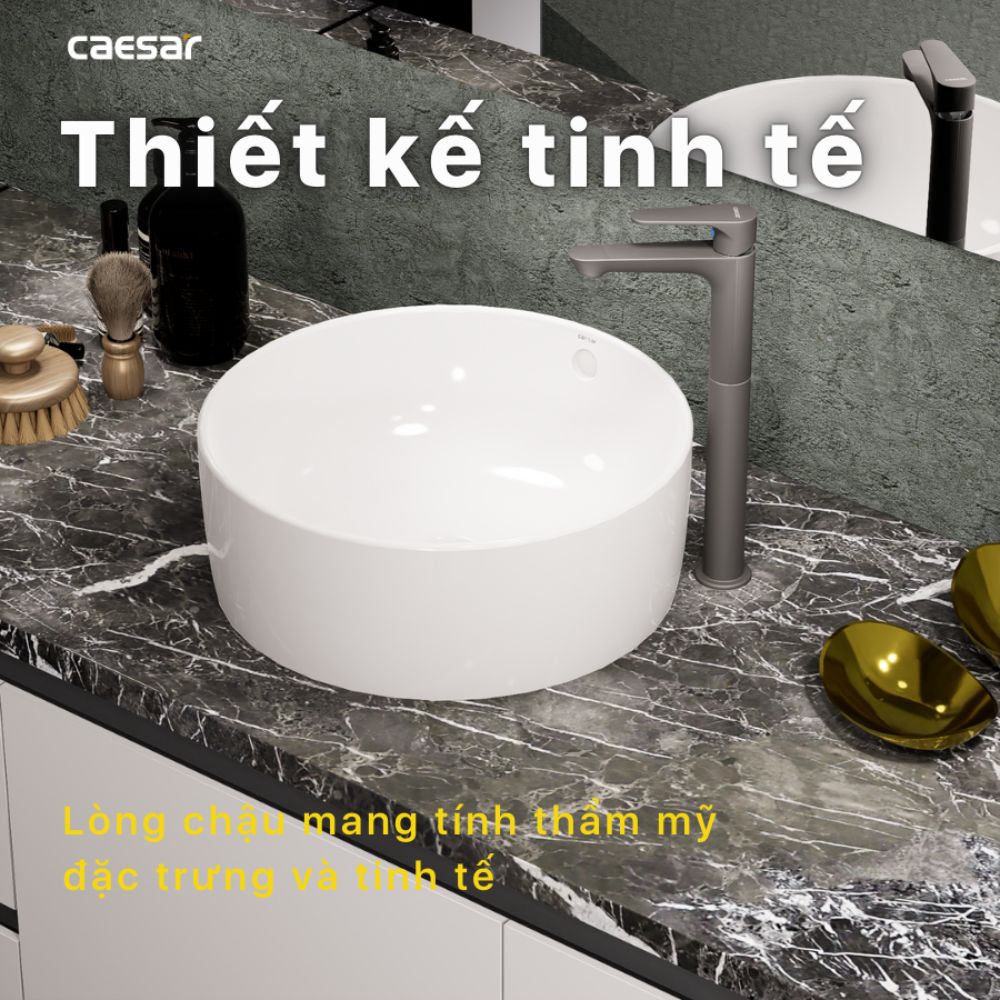Chậu lavabo đặt bàn Caesar L5225 - 11