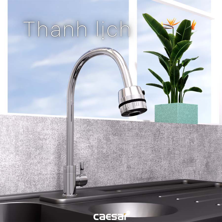Vòi bếp lạnh Caesar K035CV - 12