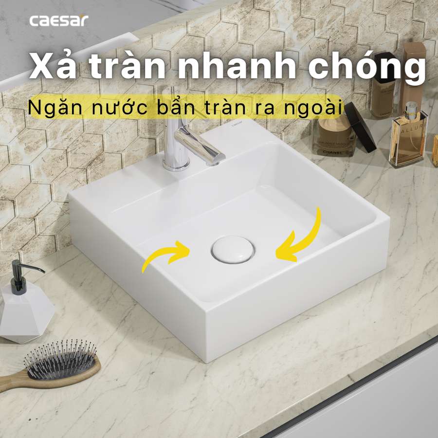 Chậu lavabo đặt bàn Caesar LF5257 - 11