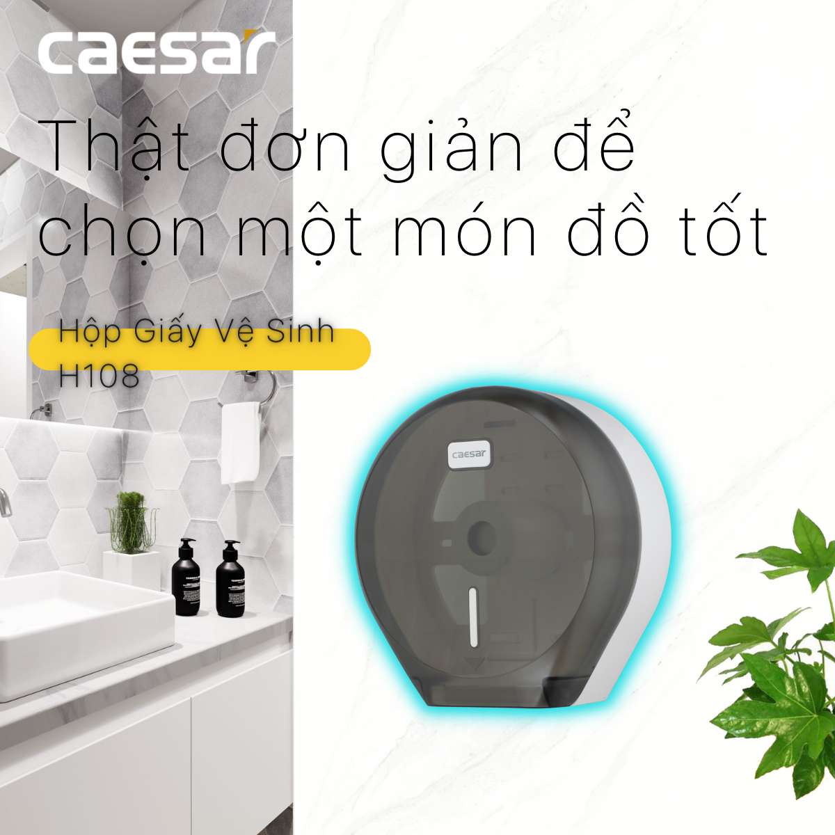 Lô giấy vệ sinh Caesar H108 - 8