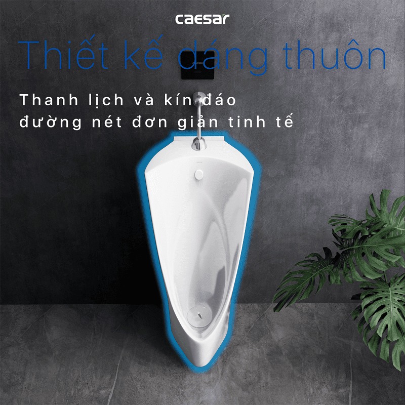 Bồn tiểu đứng thoát xuống sàn Caesar U0239 - 9