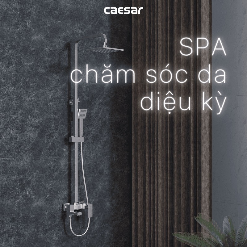 Bộ sen tắm cây nóng lạnh Caesar S668C - 15
