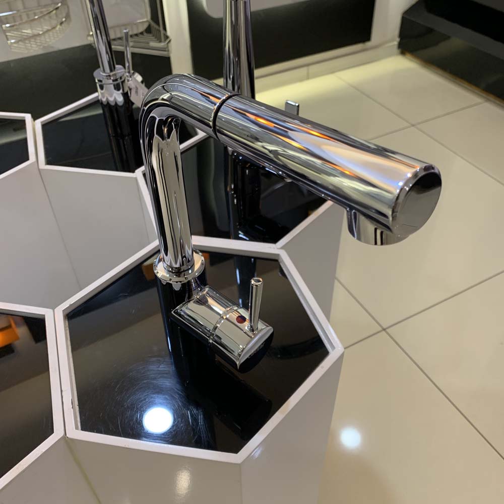 Vòi bếp dây rút nóng lạnh Caesar K915C - 6