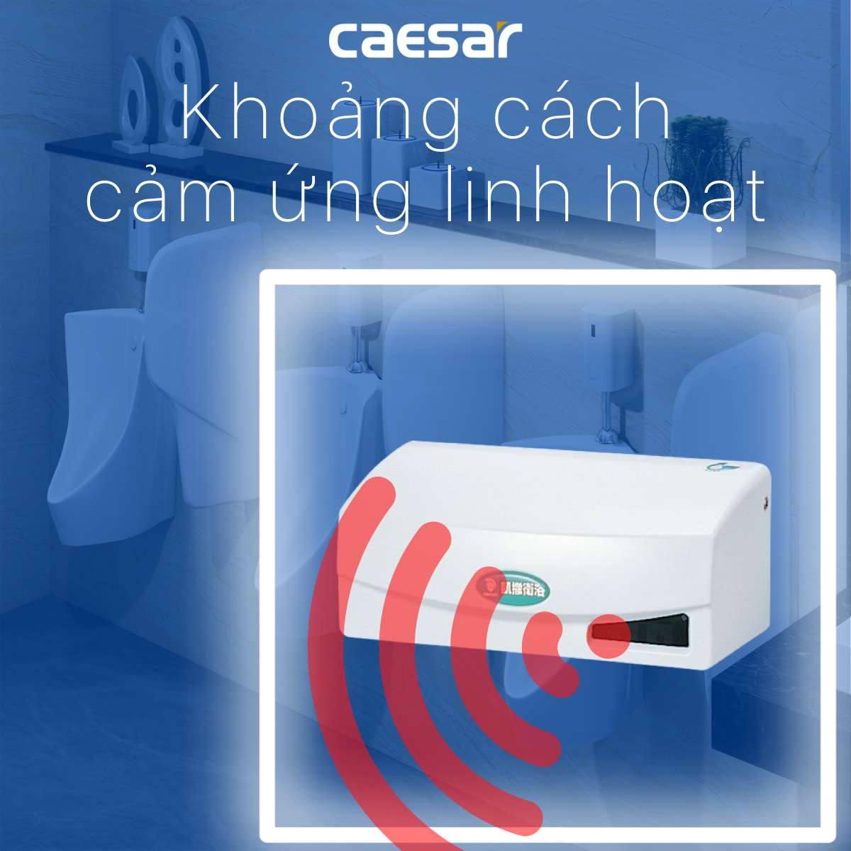 Van xả cảm ứng bồn tiểu nam Caesar A623 - 8