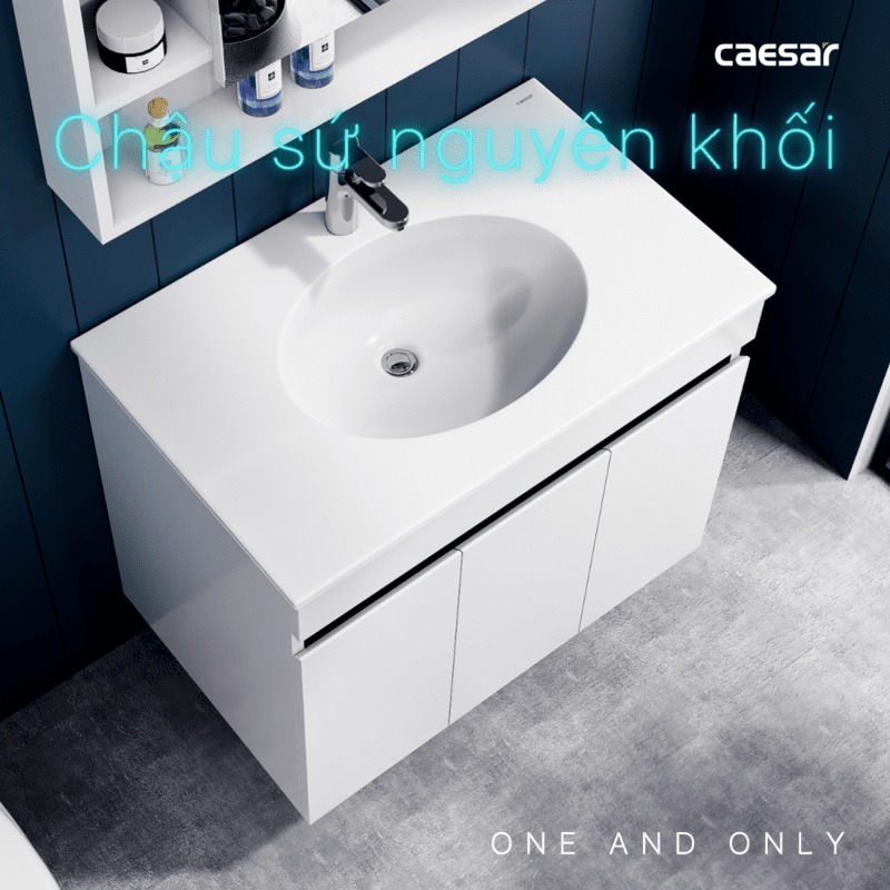 Bộ tủ lavabo Caesar LF5028+EH15028AV - 8