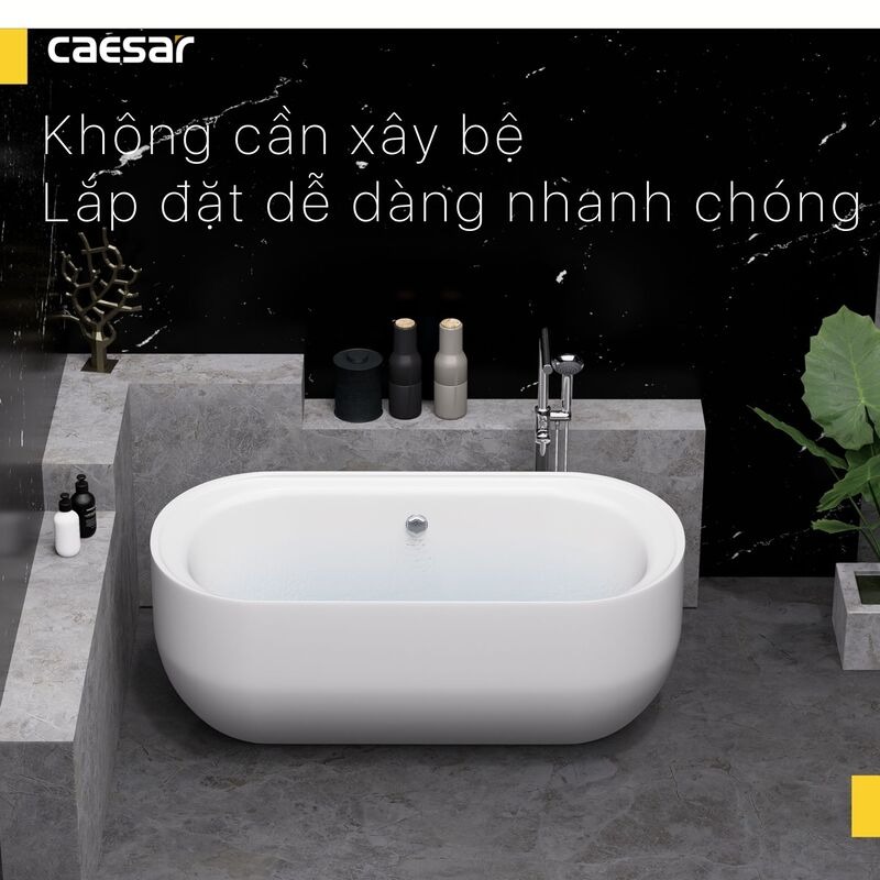 Bồn tắm đặt sàn 1m5 Caesar AT0750 - 8