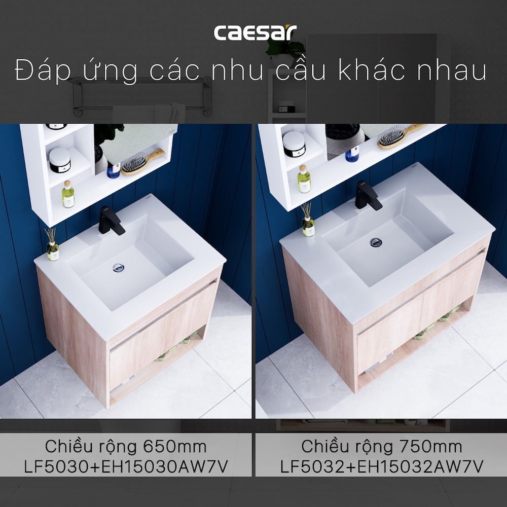 Tủ lavabo Caesar EH15032AW7V - 10