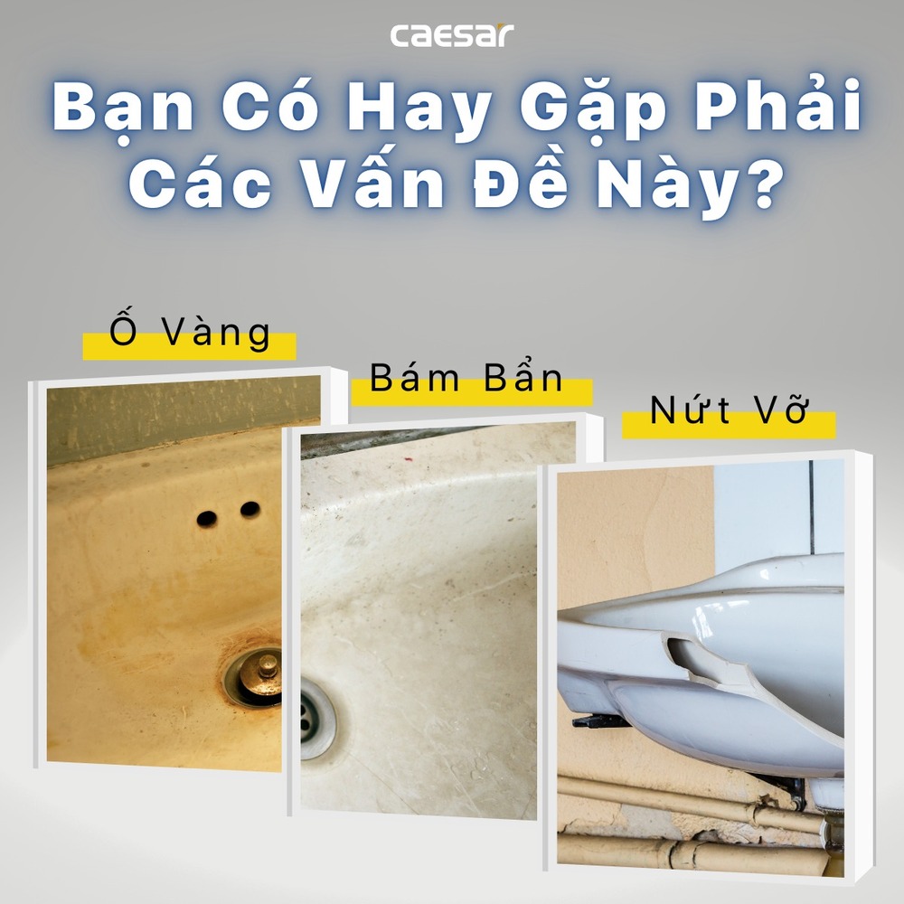 Chậu lavabo treo tường chân lửng Caesar LF5370 + PF2463 - 11