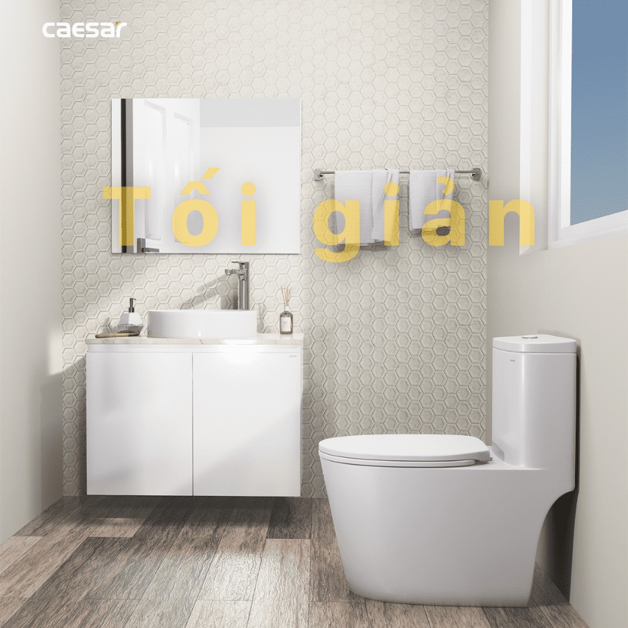 Chậu lavabo đặt bàn Caesar LF5258 - 24