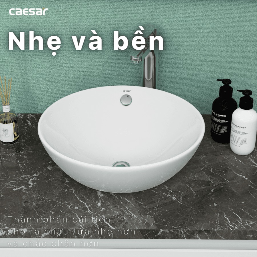 Chậu lavabo đặt bàn Caesar L5215 - 9