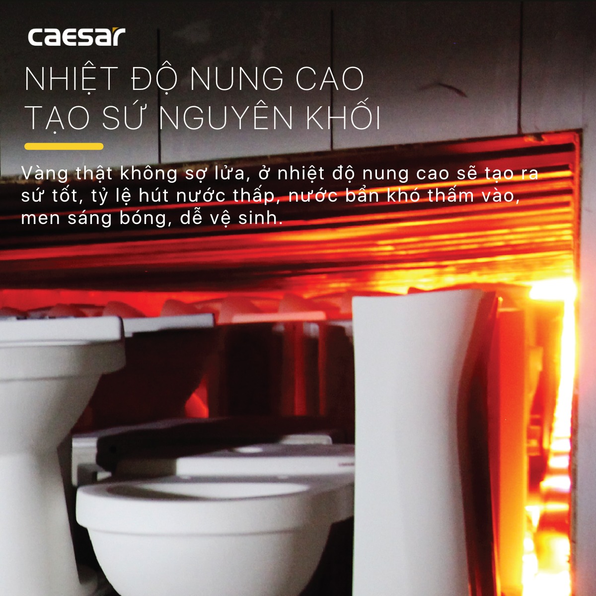 Bồn cầu 2 khối Caesar CD1340 nắp đóng êm - 9
