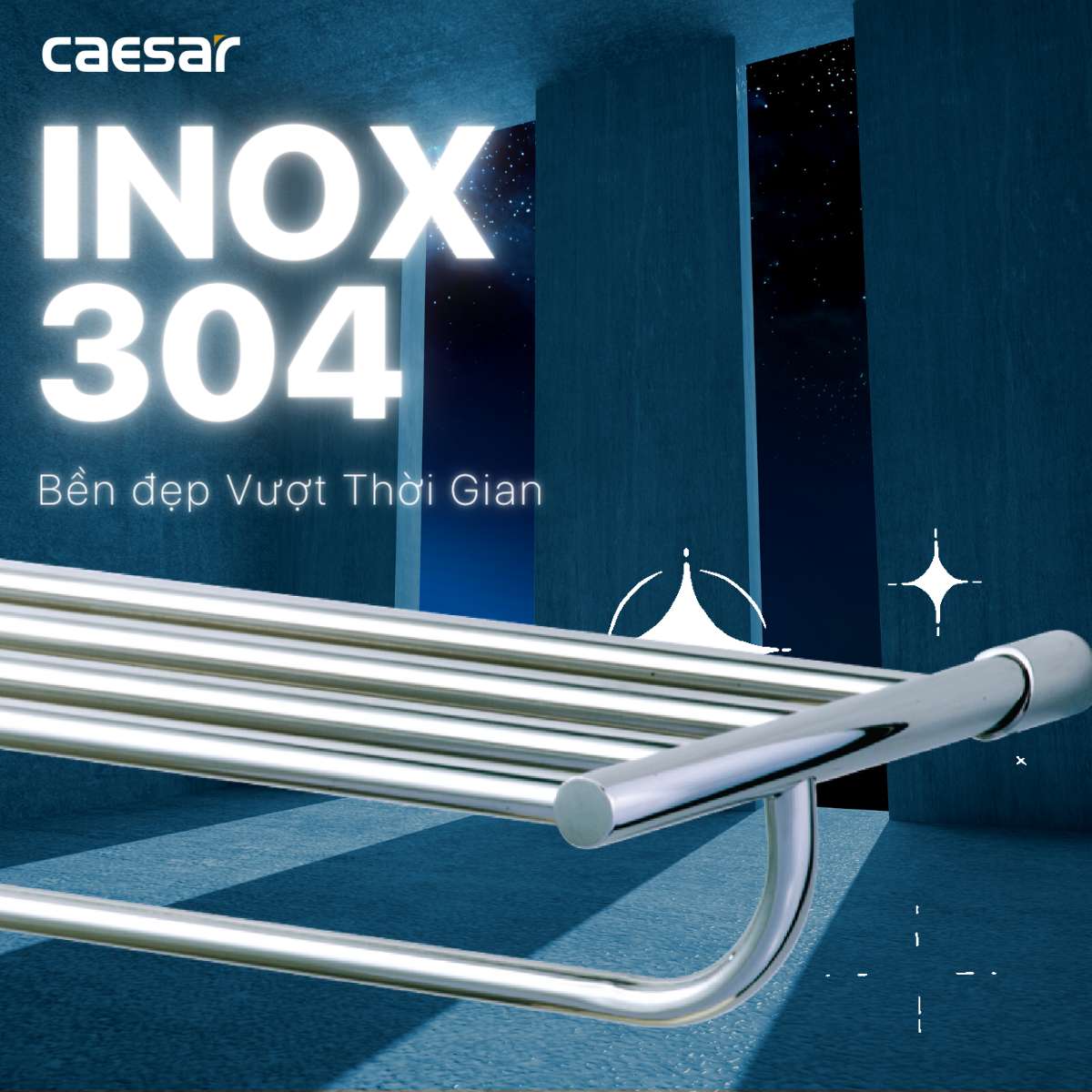Thanh treo khăn Caesar Q7209V - 5
