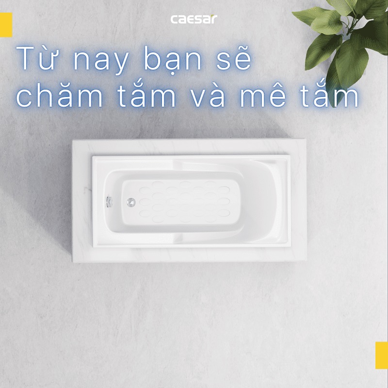 Bồn tắm xây 1m6 Caesar AT0460 - 9