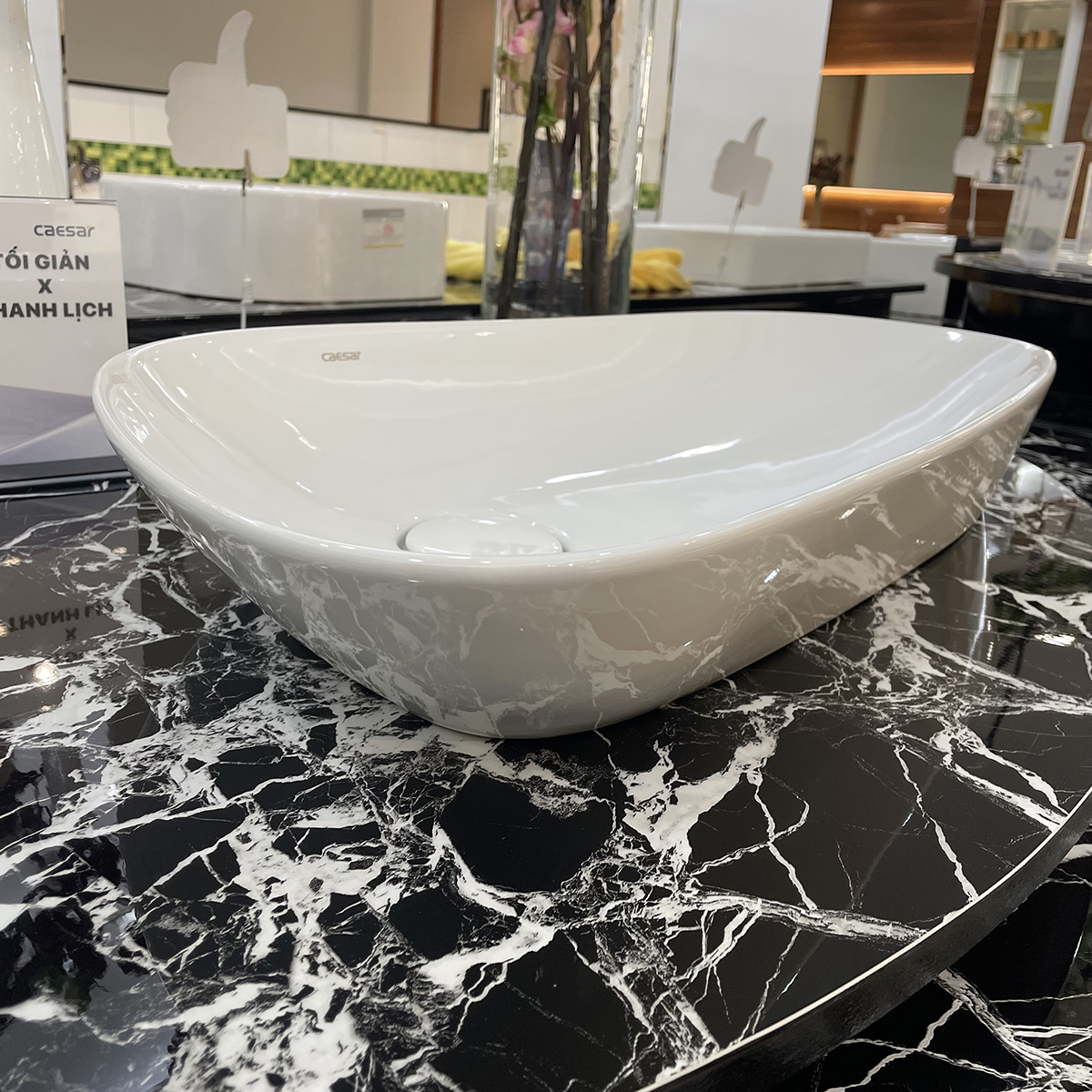 Chậu lavabo đặt bàn Caesar LF5260 - 3