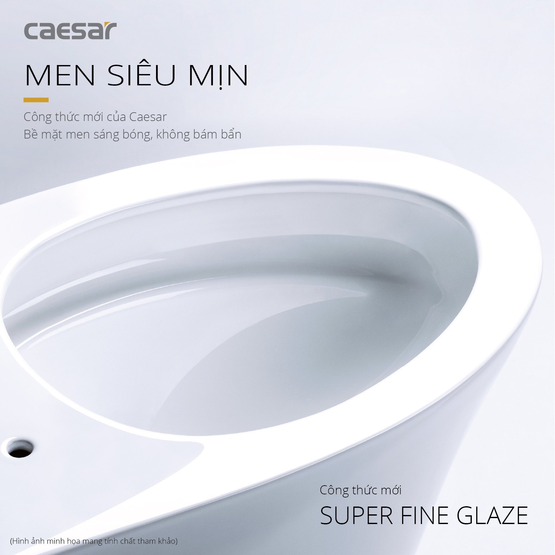 Bồn cầu 2 khối Caesar CD1320 nắp đóng êm - 10