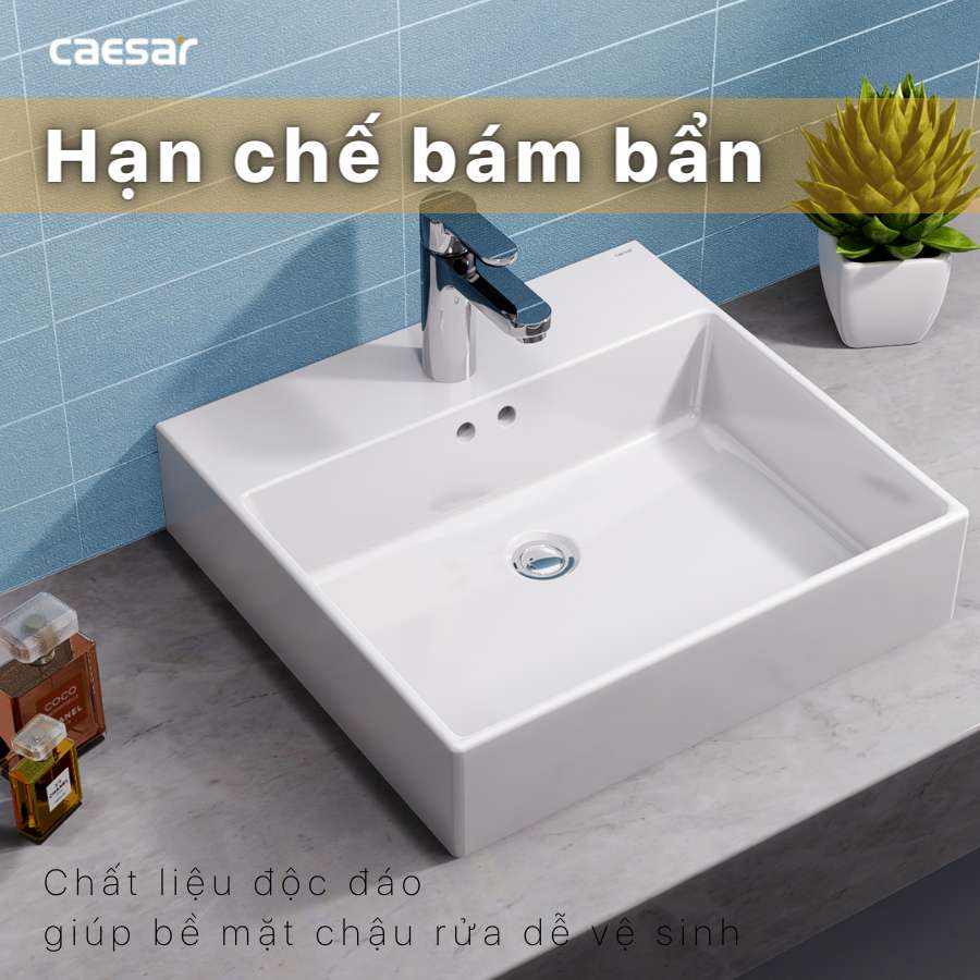 Chậu lavabo đặt bàn Caesar LF5263 - 9
