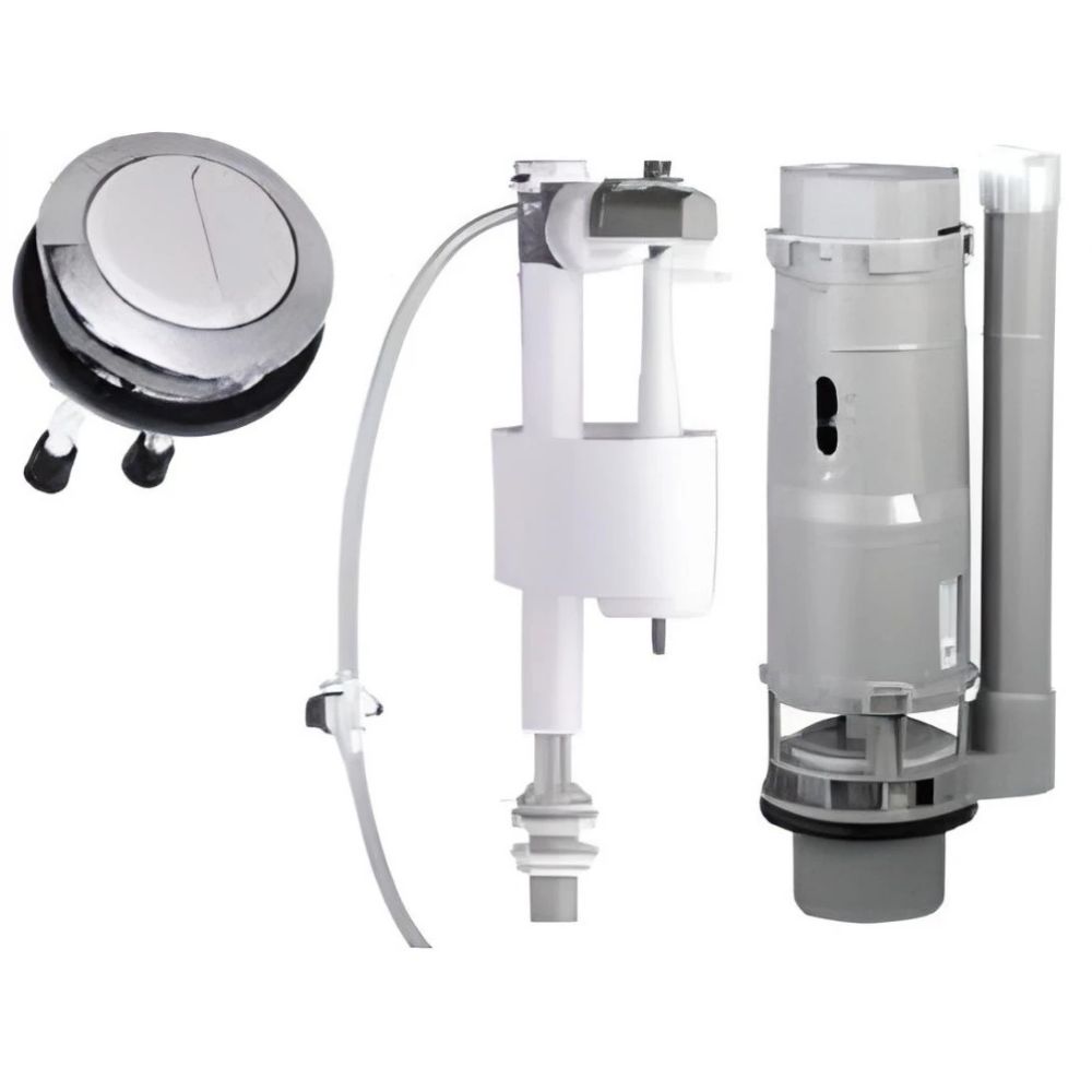Bồn cầu 2 khối nắp rửa cơ Caesar CD1325 + TAF060 - 3