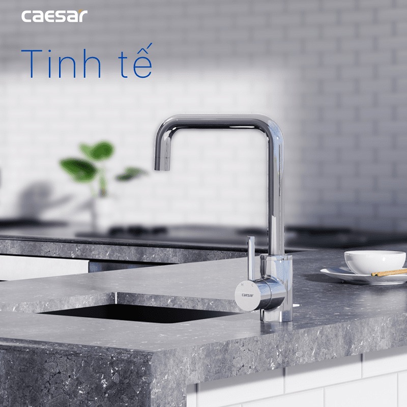 Vòi bếp nóng lạnh Caesar K685C - 21