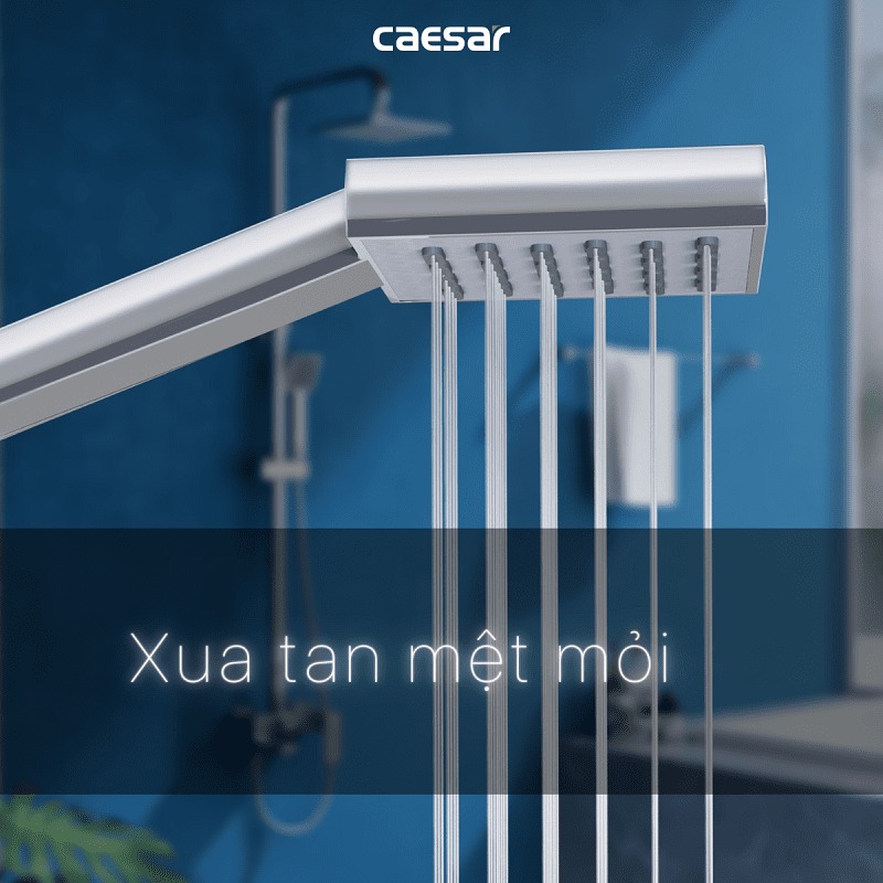 Bộ sen tắm cây nóng lạnh Caesar S668C - 11