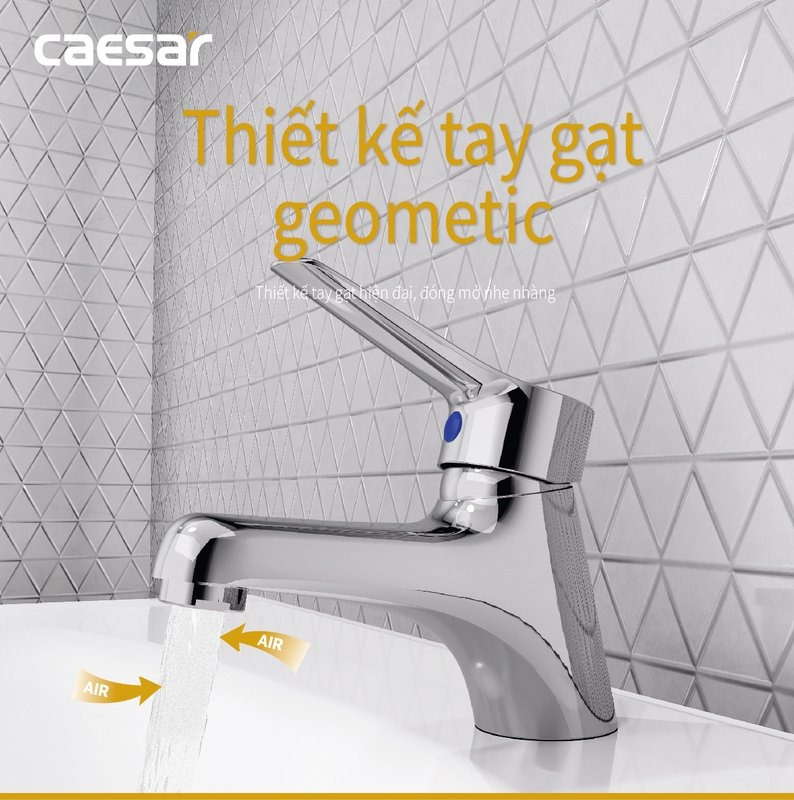Vòi chậu lavabo lạnh Caesar B111C - 7