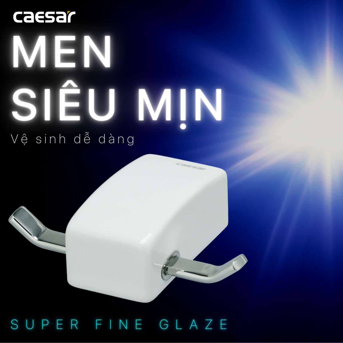 Móc áo đôi Caesar Q997 - 8