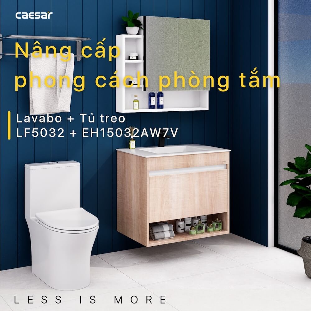 Tủ lavabo Caesar EH15032AW7V - 2