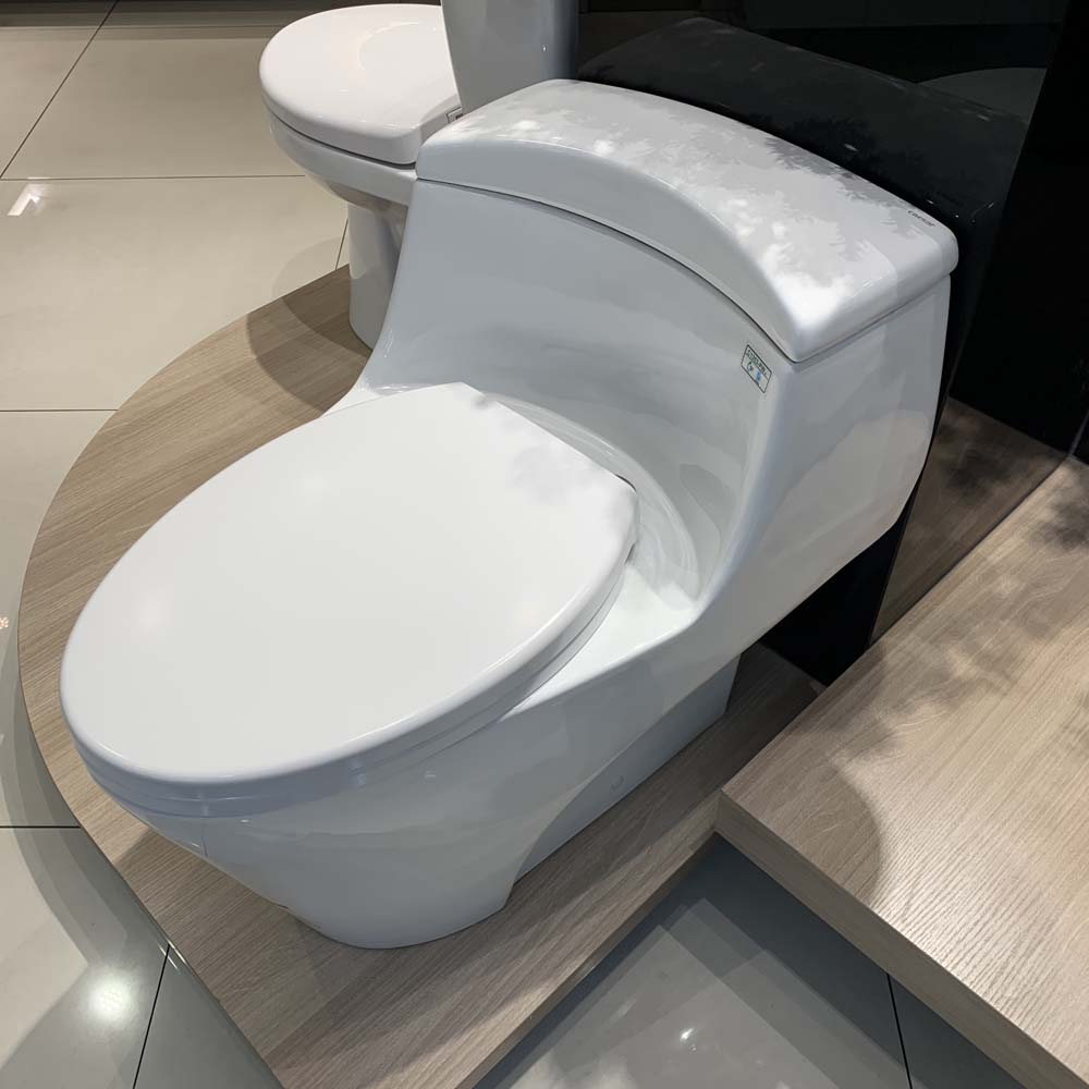 Bồn cầu 1 khối Caesar C1353 nắp êm - 7