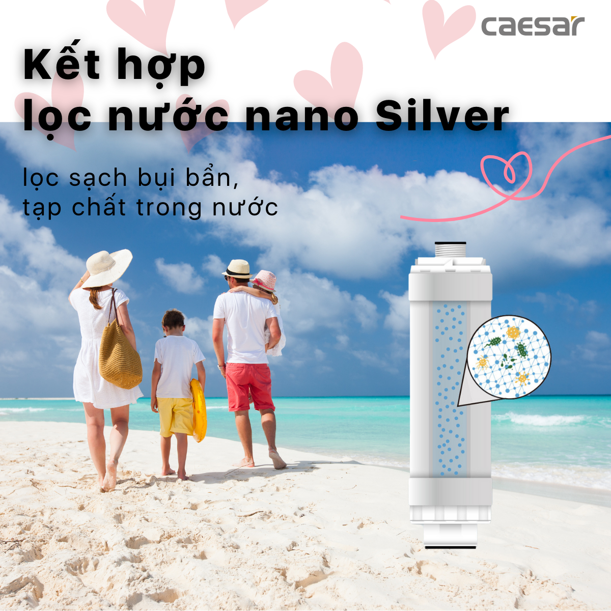 Nắp rửa điện tử Caesar TAF400H (TAF400H-PW) - 14