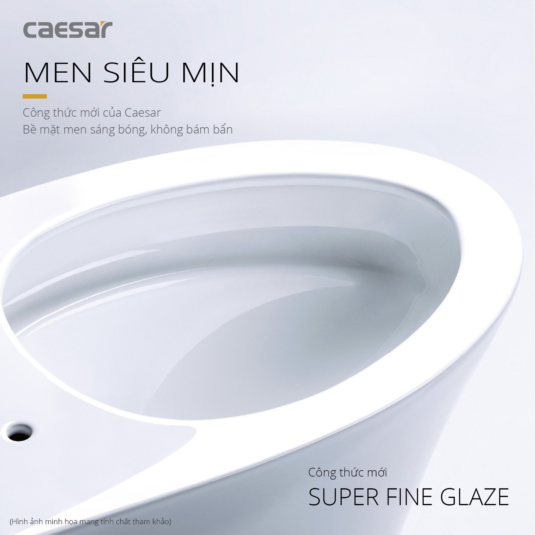 Bồn cầu 1 khối Caesar C1375 (CD1375) nắp đóng êm - 12