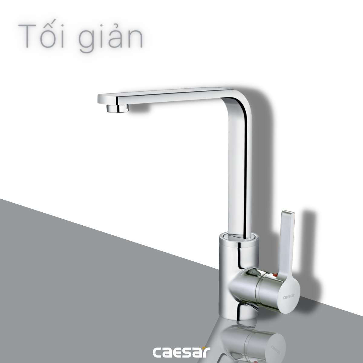 Vòi bếp nóng lạnh Caesar K665C - 24
