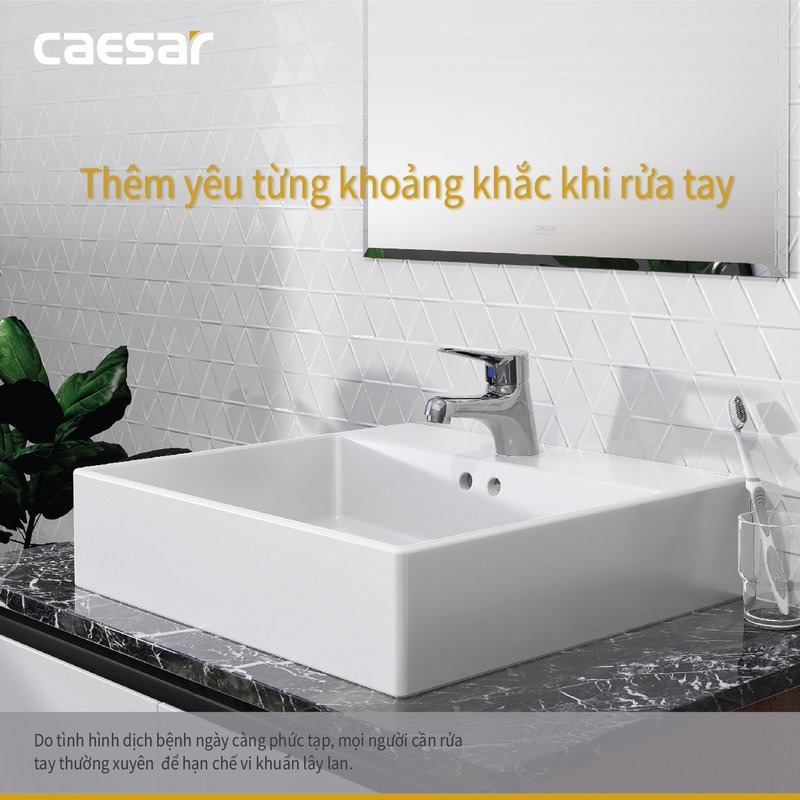 Vòi chậu lavabo lạnh Caesar B111C - 10