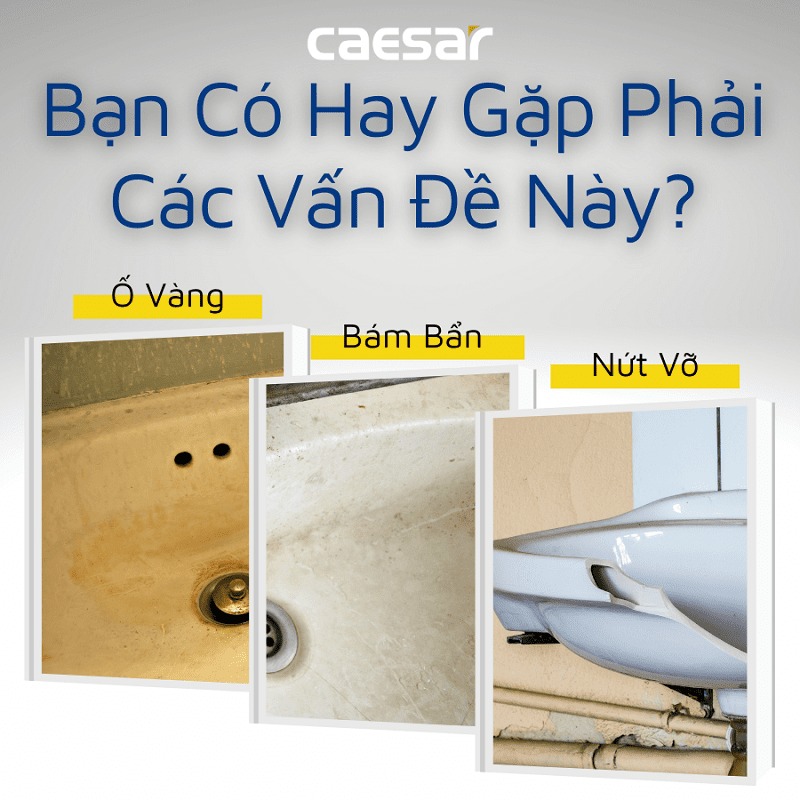 Chậu rửa mặt lavabo âm bàn Caesar L5113 - 5