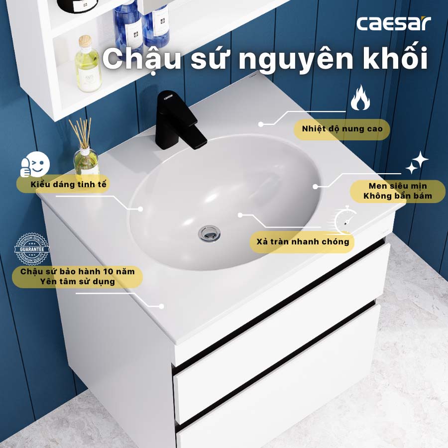 Tủ lavabo Caesar EH15024DDV - 6