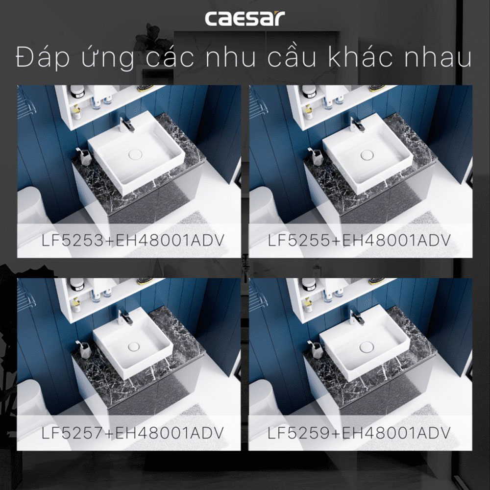 Bộ tủ lavabo Caesar LF5240+EH48001ADV - 4